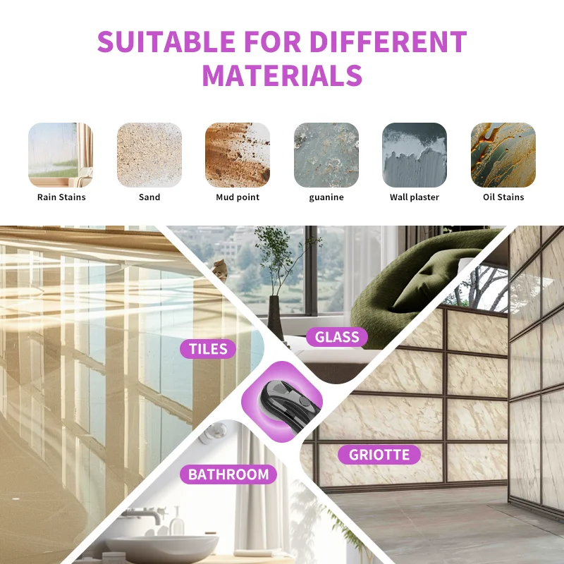 Robot inteligente para limpieza de ventanas, unidad de limpieza exterior avanzada, limpieza de suelos, control remoto y dos modos automáticos.