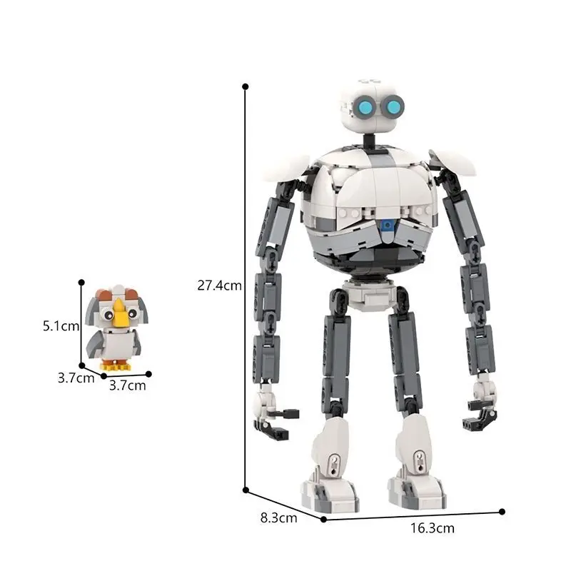 Figuras de acción de Robot salvaje, conjunto de bloques de construcción, modelo Mecha, Robots, ladrillos, colección de juguetes, decoración, regalos de cumpleaños y Navidad para niños