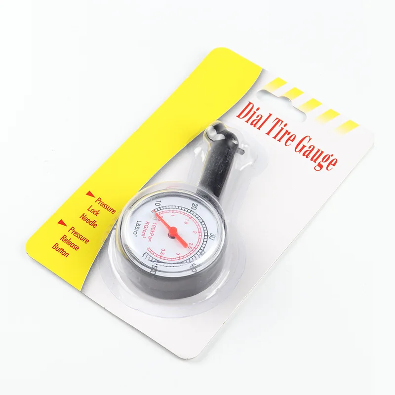 High Precision Car Tire Pressure Gauge - Tyre Air Pressure Tester Measurement Tool with Deflation Pointer for Vehicle Tires
