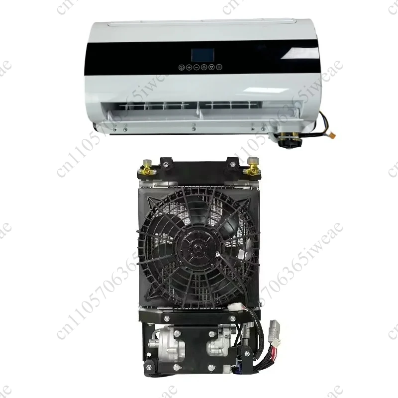 Truck New Energy Vehicle RV Remote Control Auto Portable 12v 24 Volt Car Air Conditioner for Diesel Generator