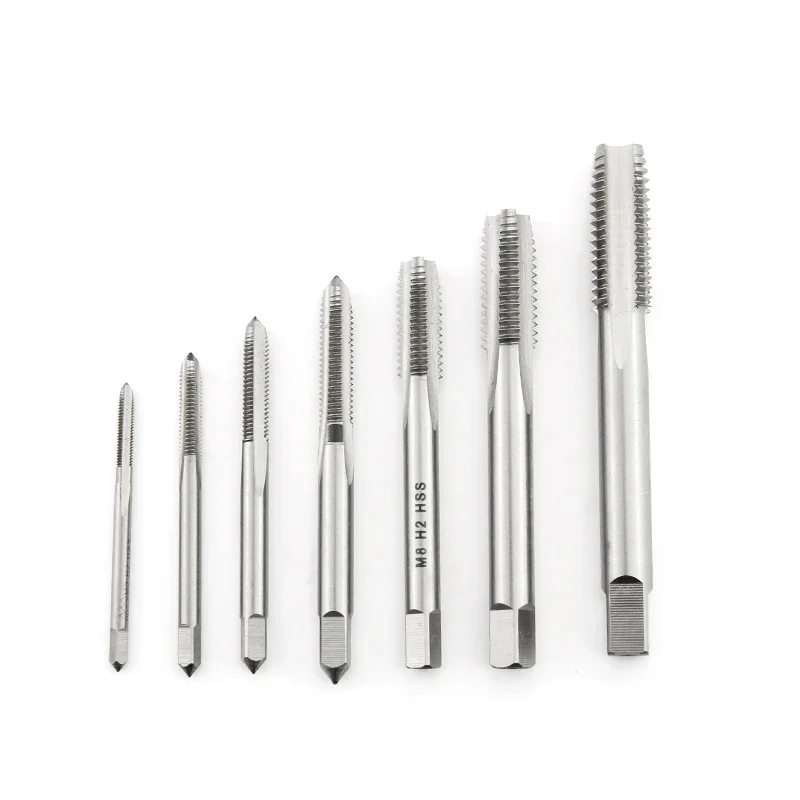 ExactBit Right Hand Thread Tap HSS Machine Plug Tap Metric Screw Tap Drill Thread Tool M2 M3 M4 M6 M7 M8 M10 M12 M14 Hand Tools