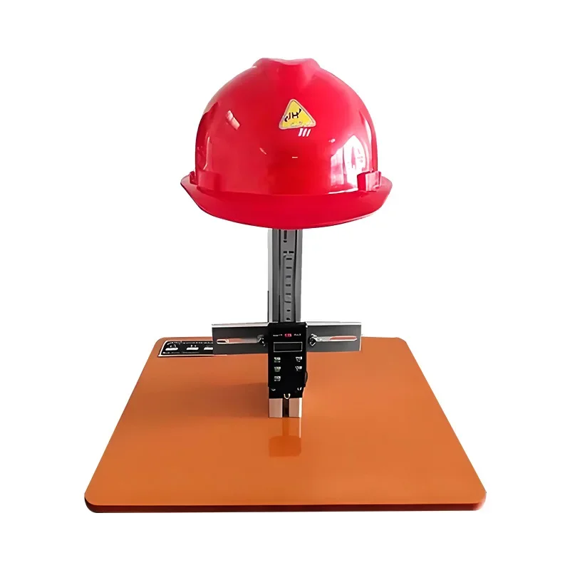 

Helmet wearing height tester, helmet vertical pitch testing device, helmet wearing height testing device