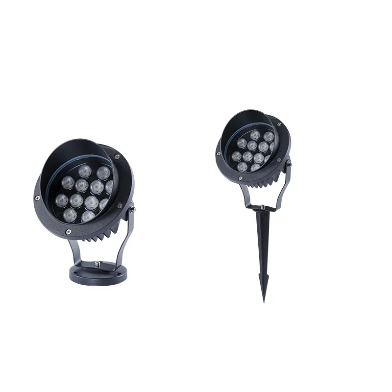 Imagem -06 - Waterproof Jardim Paisagem Spotlights Led Lawn Lights Iluminação Exterior Venda Quente Ip65 12w ac 110v 220v 12v