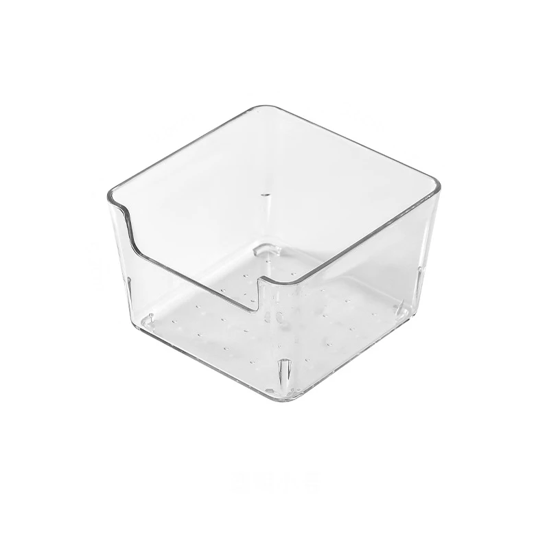 Acryl opbergdoos Desktop cosmetica Transparante plastic doos Slaapzaal Huishoudelijk gezichtsmasker Huiddoos Koelkast opbergdoos