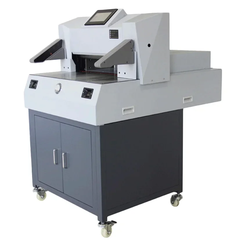 SG-500V9  Programing Control Touch Screen High Speed  Auto Guillotine Paper Cutter Machine