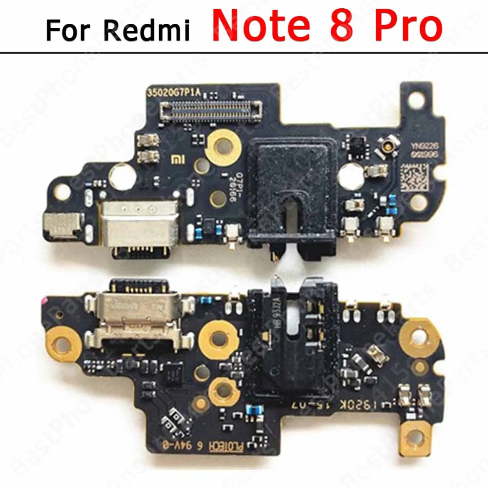 Charge Board For Xiaomi Redmi Note 11 10 10S 9 9S 9T 8 8T 7 Pro Charging Port Usb Connector Pcb Dock Socket Spare Parts