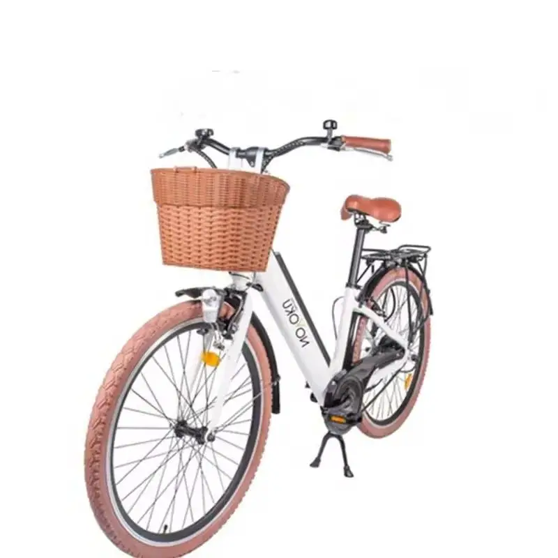 European style Li batteries 26 inch 25 km green city e bike women electric bicycle city bike