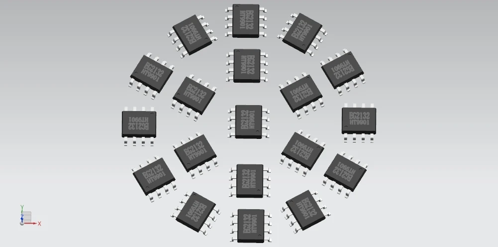 EG2132 Chip Driver tabung MOS daya tinggi, arus Output 1,5a kompatibel dengan LM5109.IRS2005