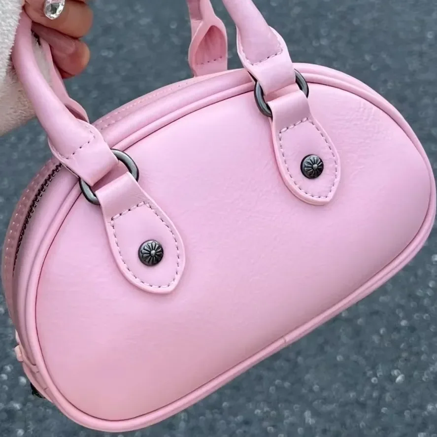 2024 Handtassen Voor Dames Handtassen Zomerroze Witte Vrouwelijke Onderarmtassen Sweet Girl 'S Small Shoulder Messenger Bag