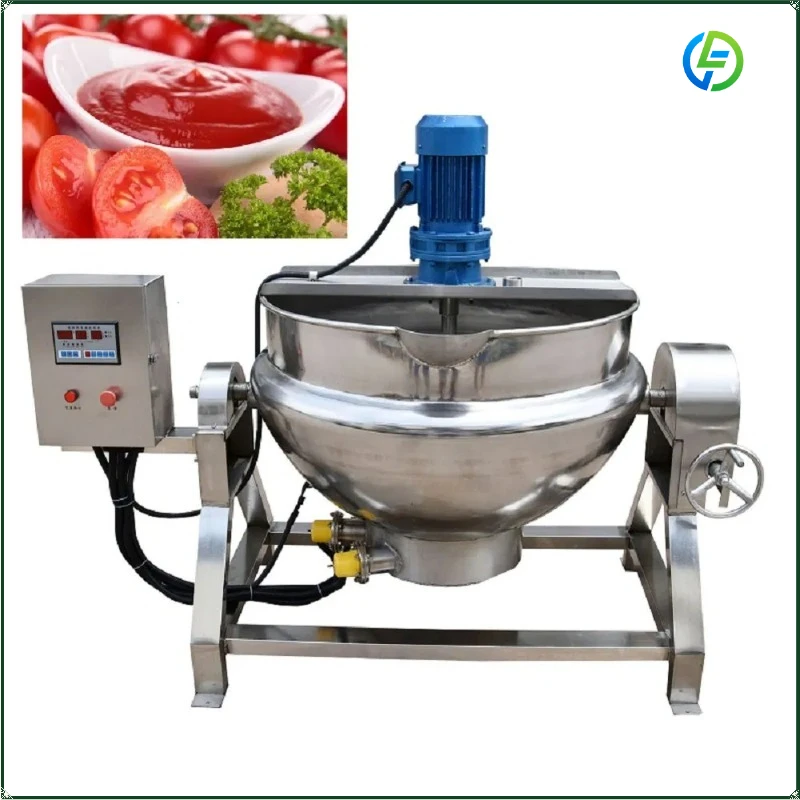Industrial Automatic Electric Gas Making Planetary Stirring Pot Planetary Cooker with Mixer Planetary Stirring Wok FL Customized
