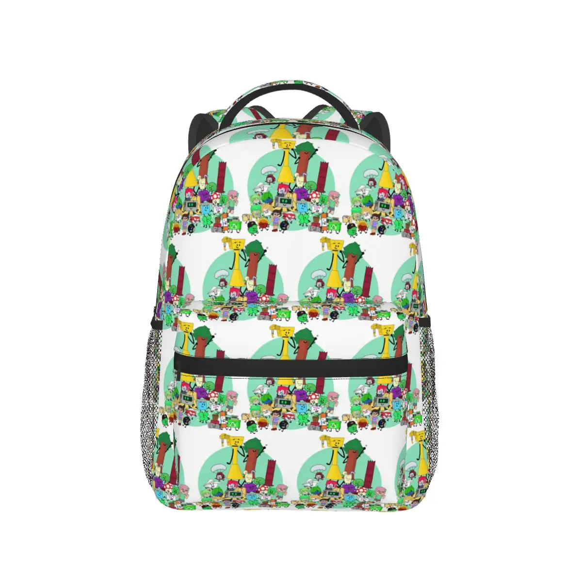 Gamebuilder2000 Most Important OCs Poster Student Backpack School Bag Hiking Travel Daypack Fashion Bookbag Shoulder Bags