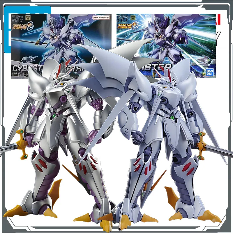 

Bandai Original MODEL KIT GUNDAM HG CYBASTER EXTRA FINISH&CYBASTER 1/144 Anime Figure Assembly Model Toys Model Gifts for Boys