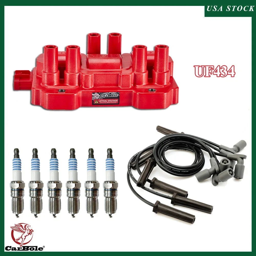 

Катушка зажигания, 6 свечей зажигания и 6 проводов для Pontiac G6/Montana/Torrent 3,5 л 3,4 л