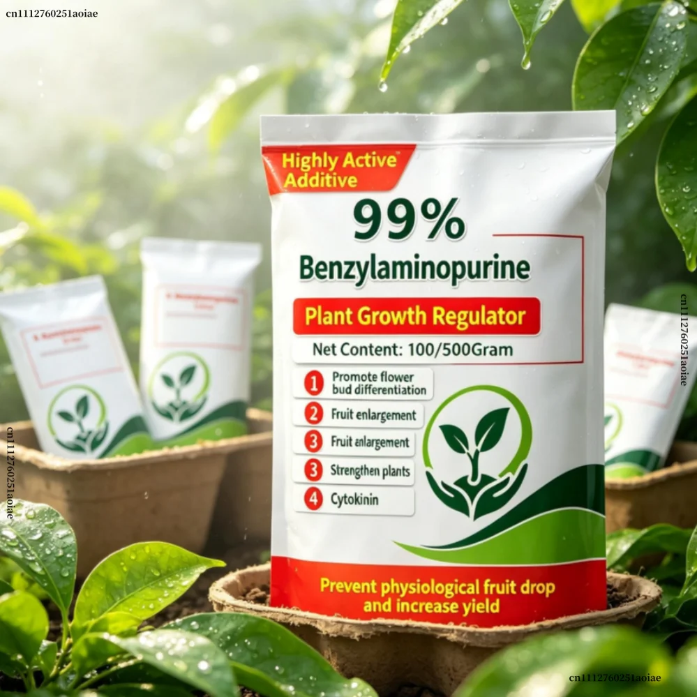 6-Benzylaminopurine Flower Bud Fertilizer Powder Gardening Nutrient For Flowers Bonsai Ornamental Plant Growing Supplement