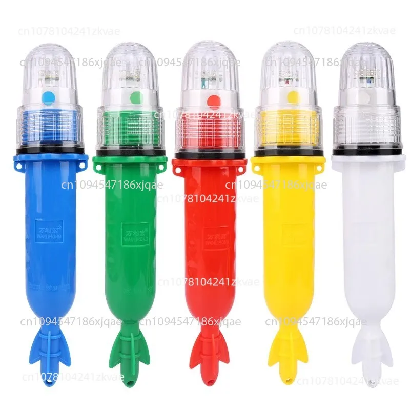 10pcs Fishing Lure Light;Light-controlled Buoy Flash Signal Light; LED Fishing Net Light; Dual-color Marine Torpedo Light.