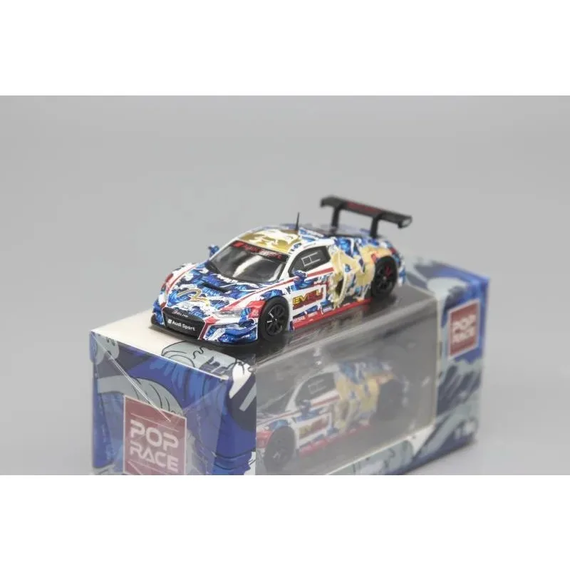 

POPRACE 1:64 2020 Macau GT World Cup Audi Evisu R8 Fortune God LMS Die-cast simulation alloy car model, Boys' toy.