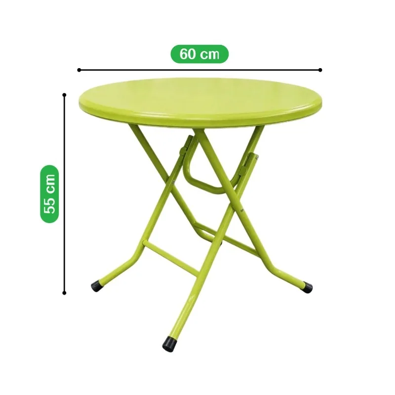 New Hong Kong-style tea restaurant fast food restaurant small round table, folding dining table and chairs, dining table 2