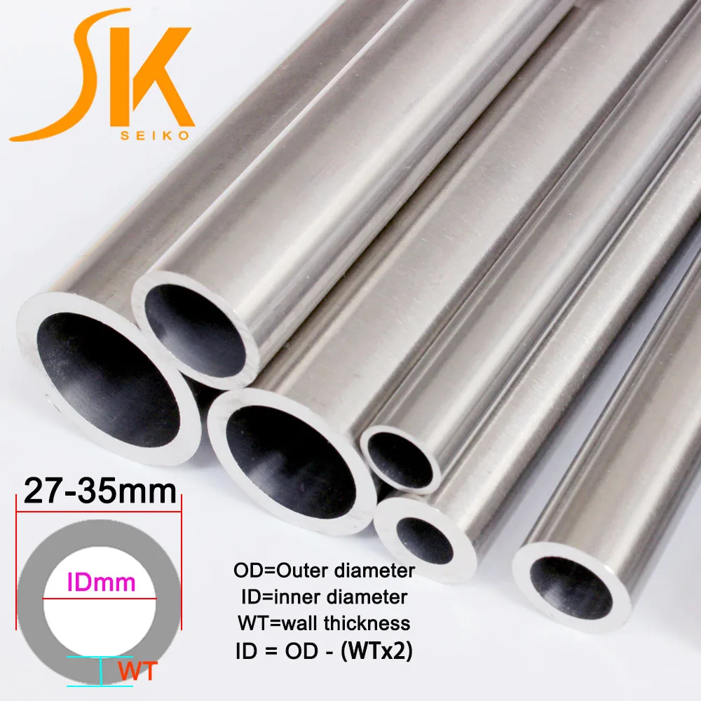 304 stainless steel tube precision pipe Outer diameter 27mm 28mm 30mm 32mm 35mm inner 33mm 31mm 25mm polished inside and outside