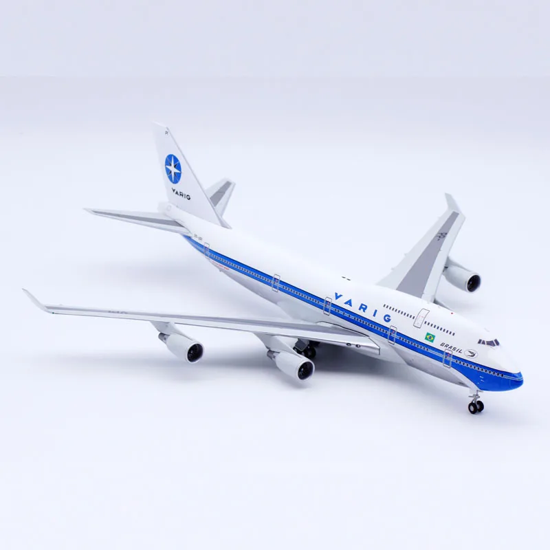 LH2292 Alloy Collectible Plane Gift JC Wings 1:200 Varig Airlines Boeing B747-400 Diecast Aircraft Jet Model PP-VPI With Stand