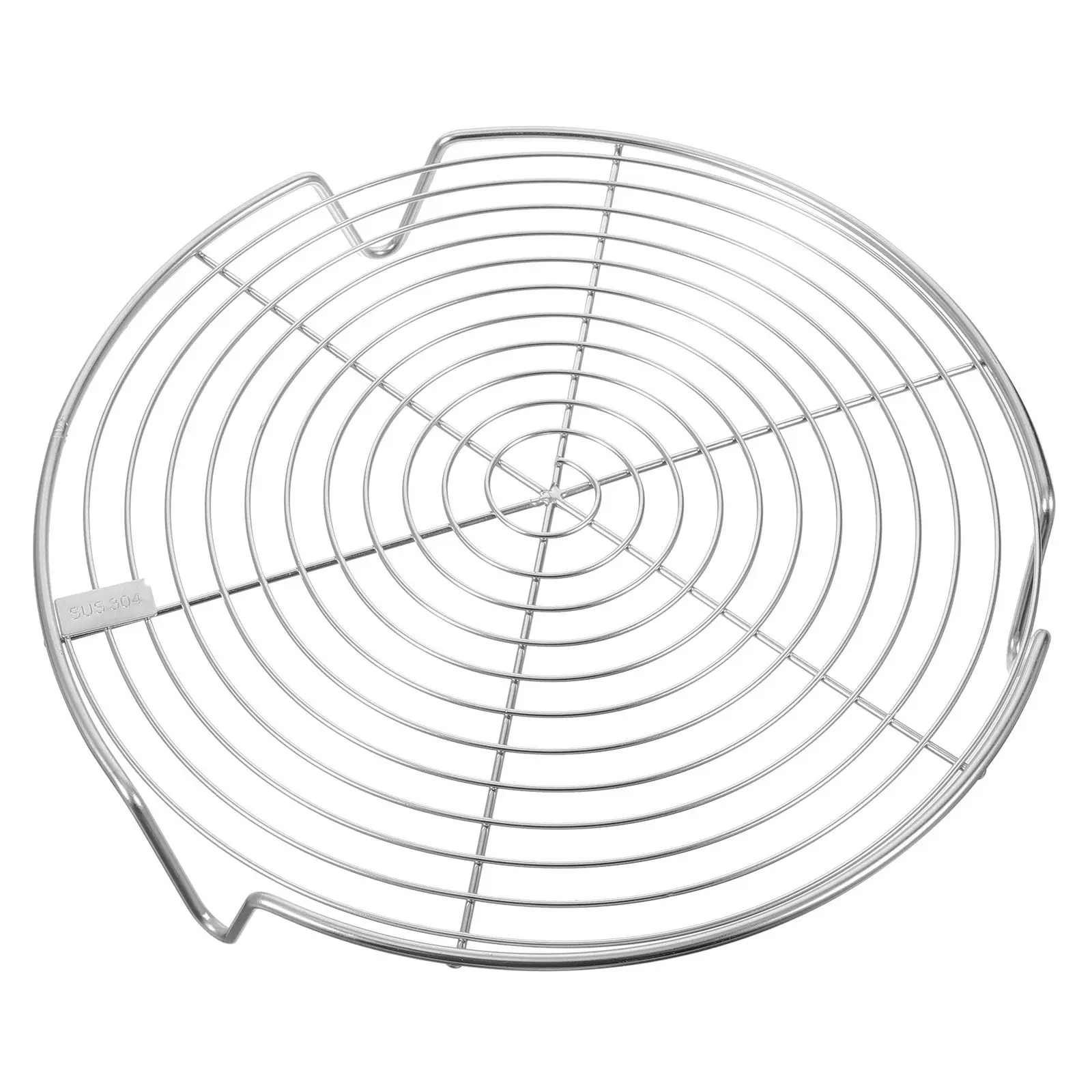Stainless Steel Steamer Rack 9.5x1.6in Tri-Leg Steaming Insert for Rice Cooker Pressure Cooker Dumplings Cooking Rack