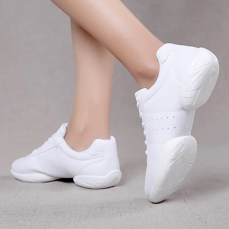 Dance Shoes Woman Ladies Modern Soft Outsole Jazz Sneakers Aerobics Breathable Lightweight Female Dancing Fitness Sport 2024