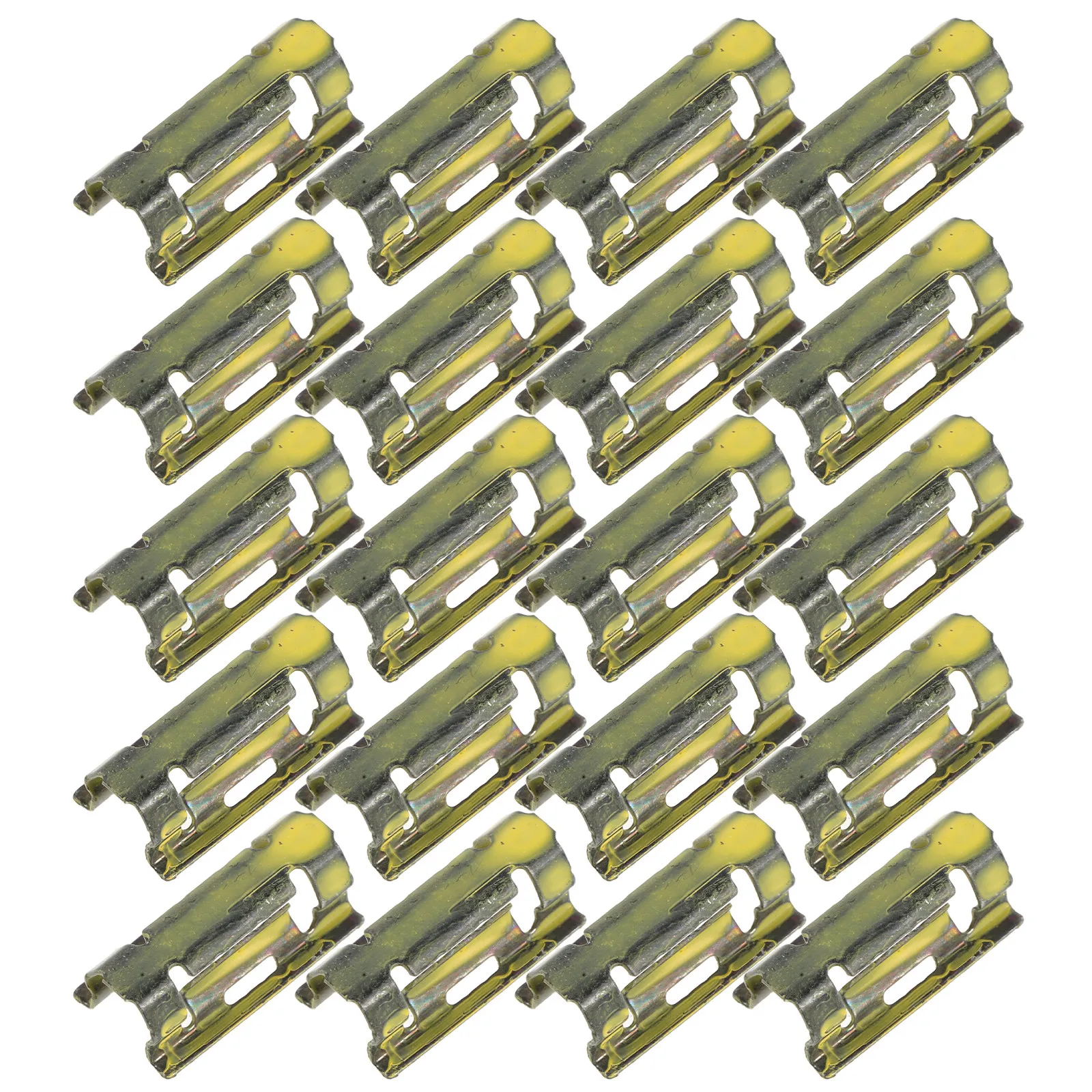 20Pcs Automotive Interior Retainer Clip Metal Dash Panel Fastener for Car Center Console Stable Noisefree Dashboard Mounting