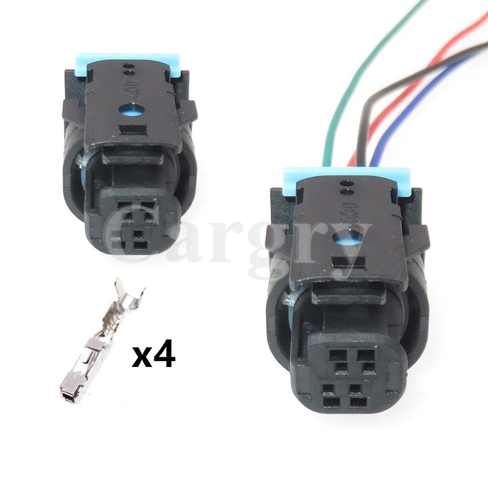 

1 Set 4P 3C0973704 3C0 973 704 1718109-1 AC Assembly Car External Handle Inductor Doorknob Socket Miniature Waterproof Plug