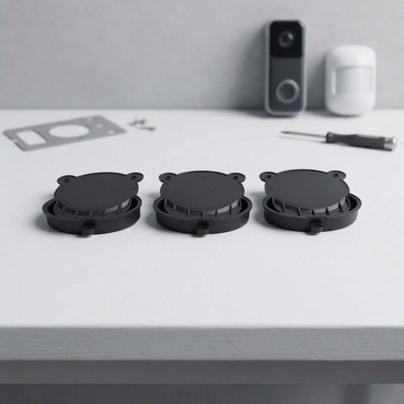 Wall Bracket Mount For Blink Cameras No Drill No Screw Black Camera Wall Mounted Bracket Easy Installation & Secure