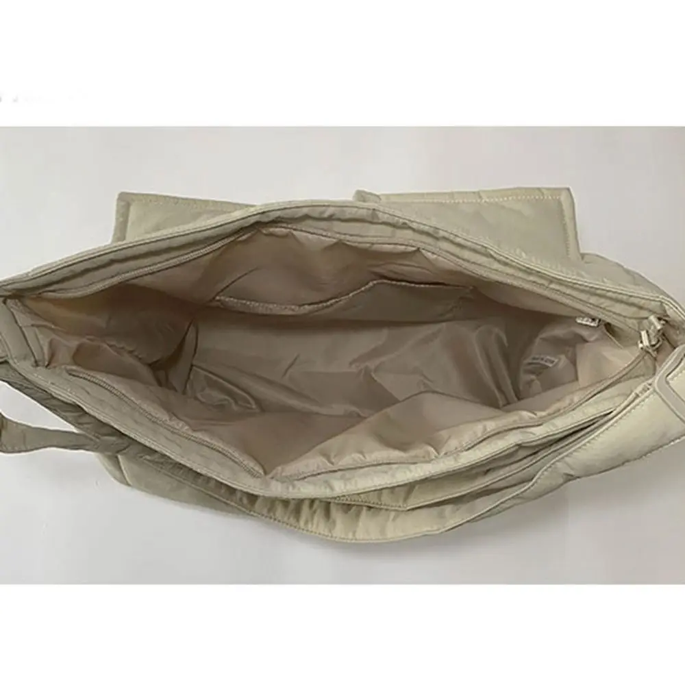 Trend Large Capacity Nylon Crossbody Bag Multiple Pockets Sports Men Shoulder Bag Waterproof Portable Canvas Messenger Bag Male