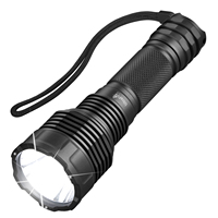 UltraFire C15 Powerful LED Tactical Flashlight 2000LM USB Rechargeable EDC Torch Light IP68 Self Defense Lamp for Hiking Camping