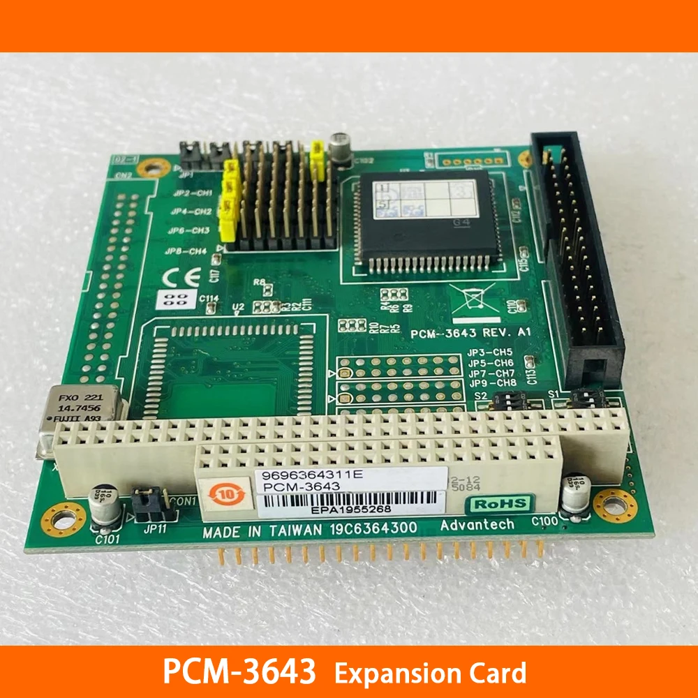 

For Advantech 4-Port RS232 PC104 Serial Port Card Expansion Card Communication Module PCM-3643 REV A1