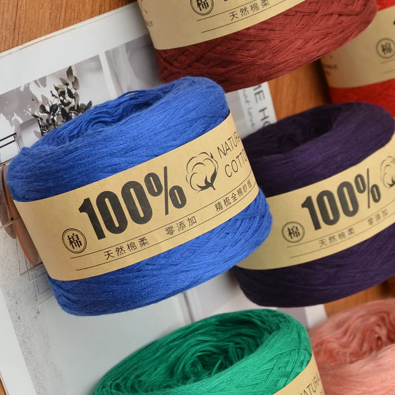 

500g/ball Knitting Cotton Yarn Thread Non Bleached Raw Coton Cords Baby Children's Yarn Crochet DIY Scarf Sweaters Material Yarn