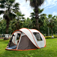 A pop-up tent, waterproof camping tent, portable outdoor tent, park tent, beach tent, suitable for camping and hiking trips