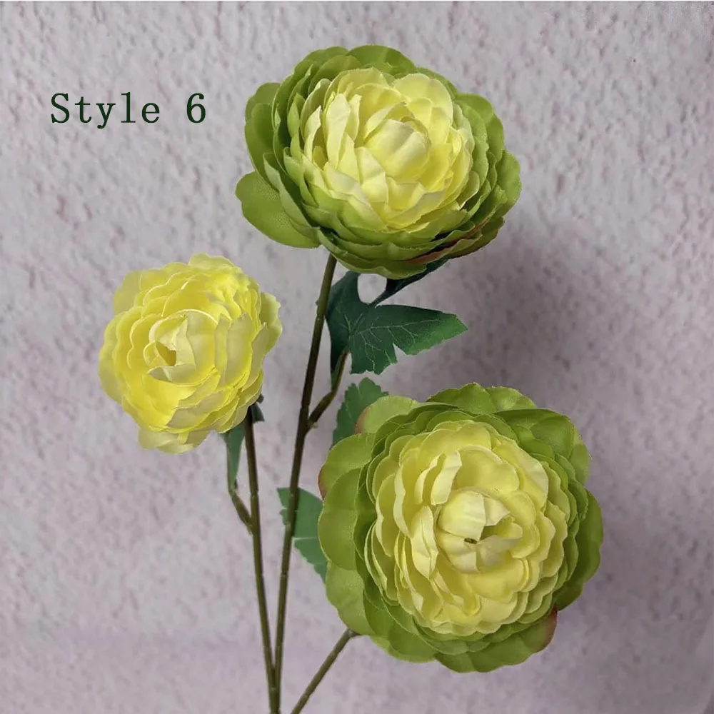 

10 PCS Snow Lotus Artificial Flowers Decor for Indoor Home Fake Plant Decor Wedding Wall Table Fake Flowers Decorations