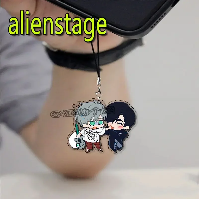 Ivan & till alien bühne für handy gurt anime cartoon lanyard für iphone mode kreative handy gurte hängen seil