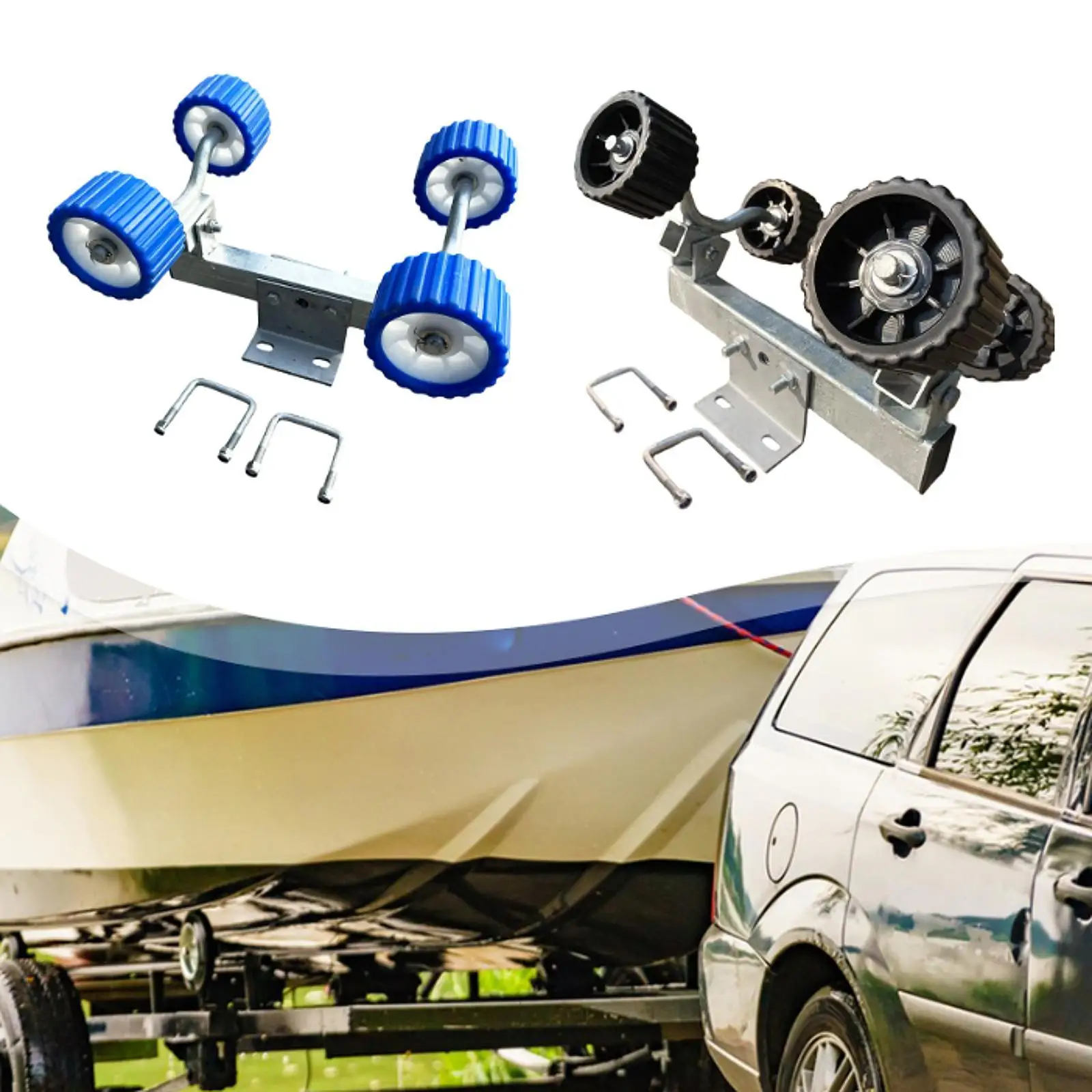 

Wear Resistant Boat Trailer Roller Heavy Duty Wobble Assembly for Motorboat Yacht and Lifeboat Marine Equipment