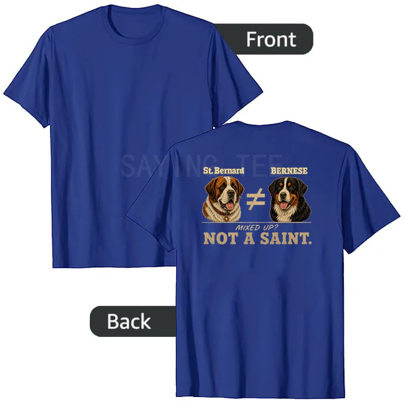 Berner Sennenhund, kein Saint Bernard, lustiges Hundepapa-Grafik-T-Shirt, Y2k-Ästhetik, einzigartiges Neuheitsgeschenk, Witz-Spruch-T-Shirt, lässig – Detail 4