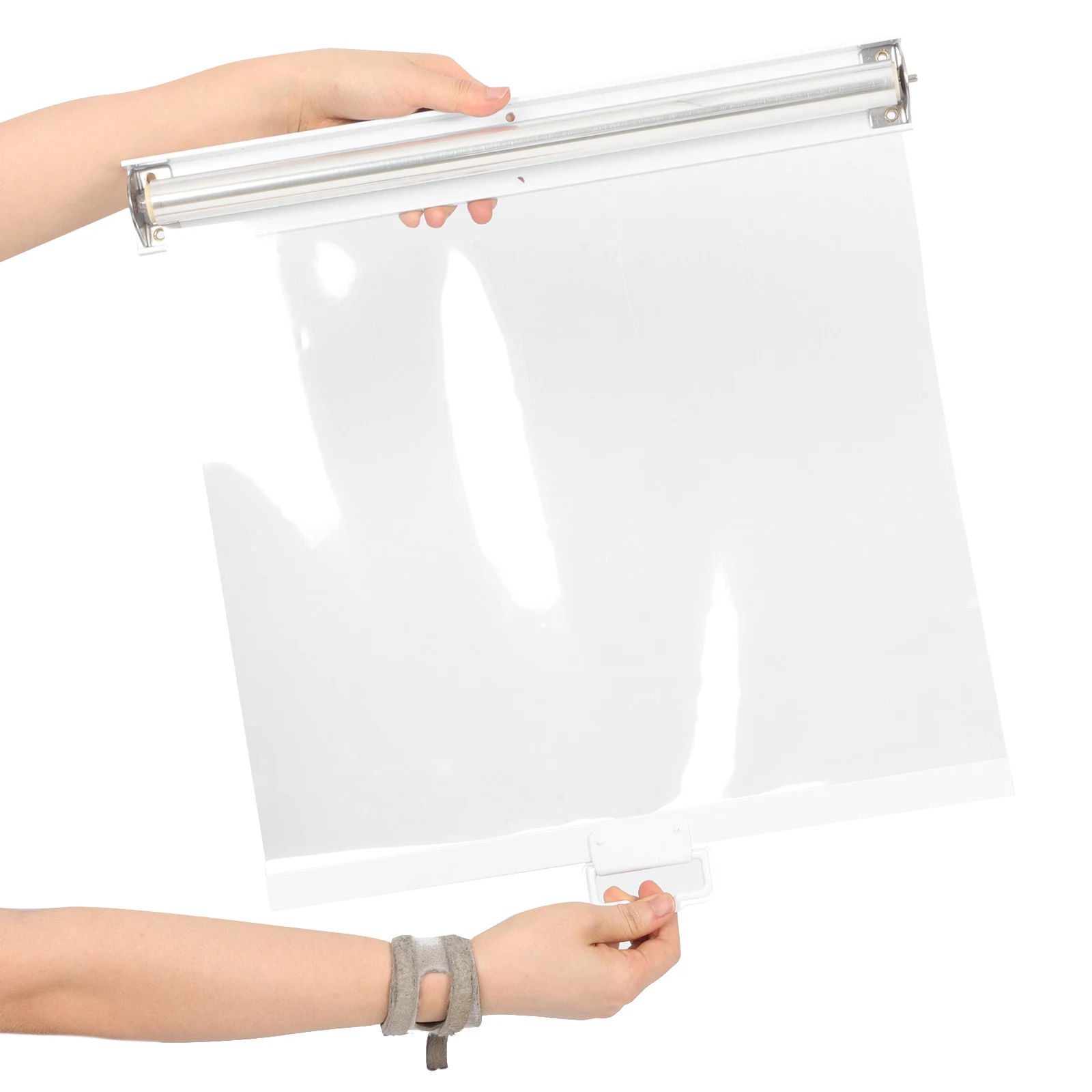 

Cold Transparent Roller For Freezer Display Plastic Freezer Curtain Supermarket Fresh Cabinet Shade Display Cabinet