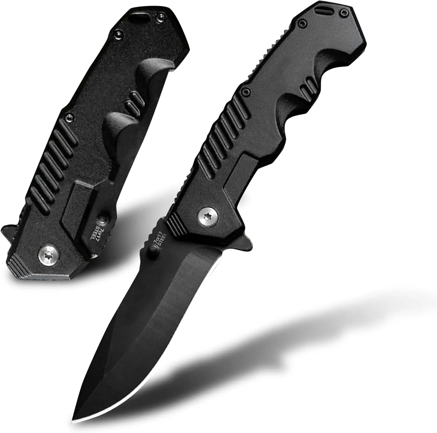 Stainless steel convenient folding knife EDC pocket folding knife is suitable for outdoor camping, fishing, survival and hunting