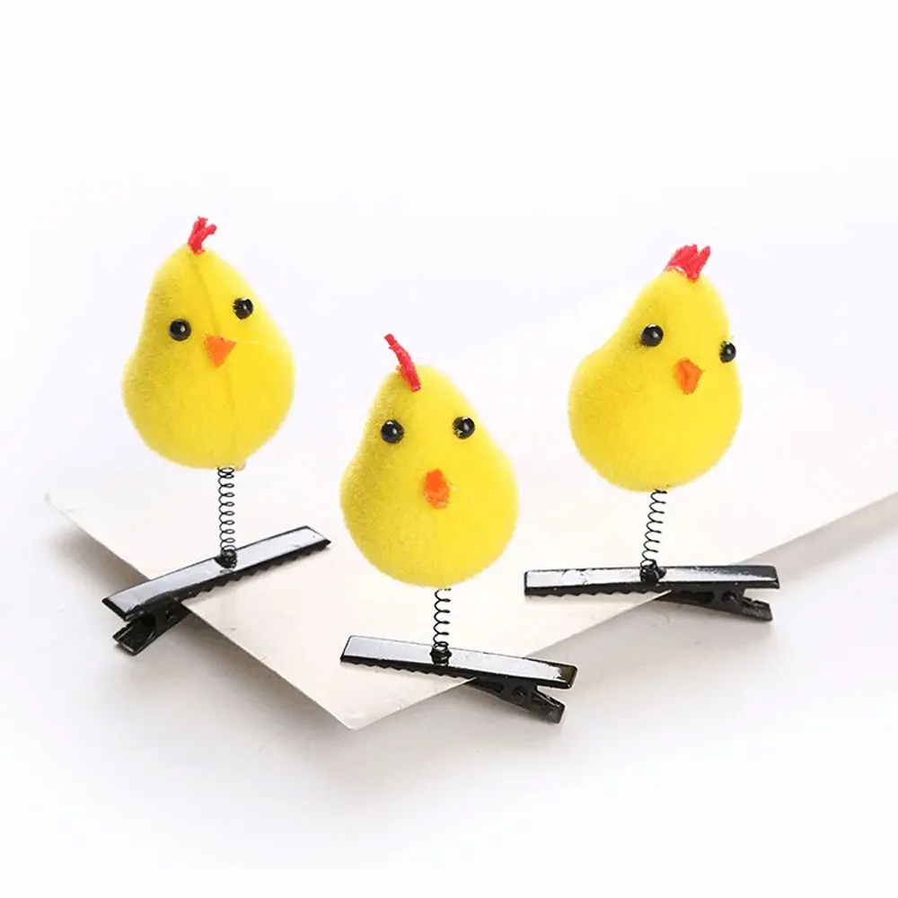 Fashion Dog Duck Hair Clip Rabbit Plush Chicken Barrettes Star Korean Style Party