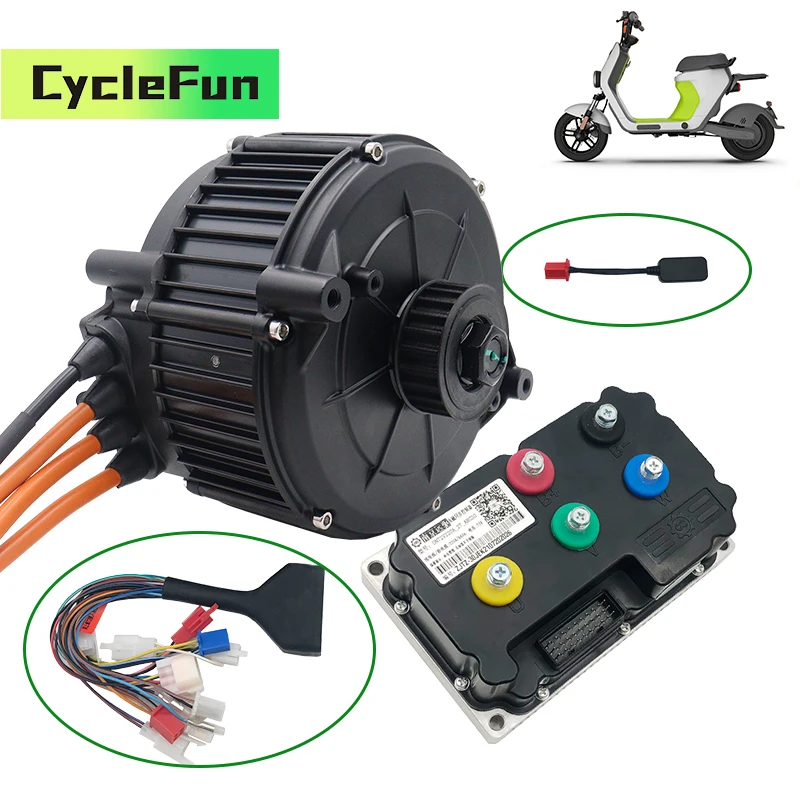 

Sur-ron Light Bee QS165 5KW Mid-Drive Motor 6500RPM With FarDriver ND72530 4KW-6KW Controller For Electric Scooter Motorcycles