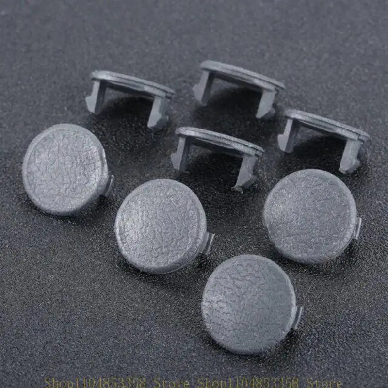 

652F 8 Pack Interior Inner Door Grab Handle Armrest Screw Cover Auto Accessories Easy Installation for MK2 V31 V33 V43