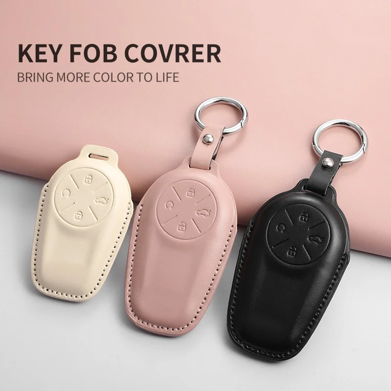 Car Key Fob Cover Fits Exeed Lanyun, Lanyue, Yaoguang, Zhufeng, Sterra ET, Sterra ES Remote Key Protective Shell