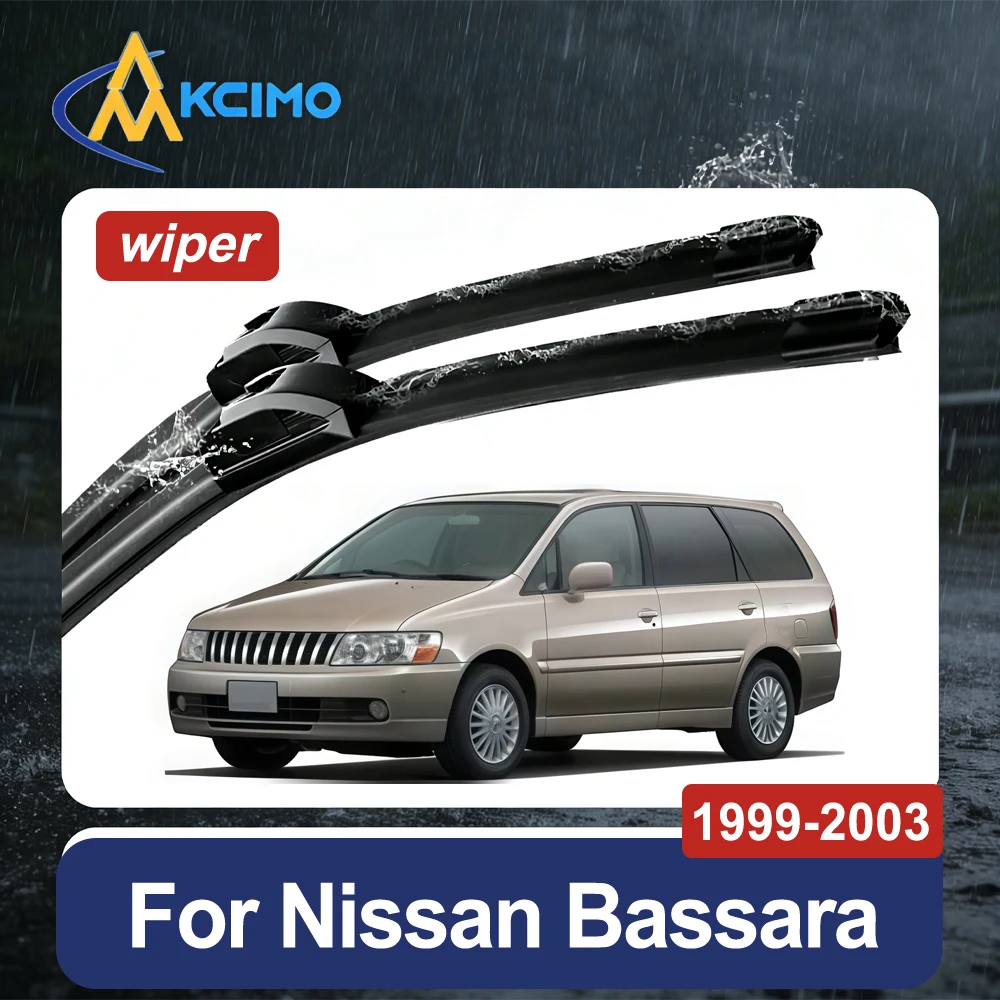 

2-Piece All-Season Front Wiper Blades For Nissan Bassara JU30 1999-2003 Premium Windshield Wiper Set Driver & Passenger