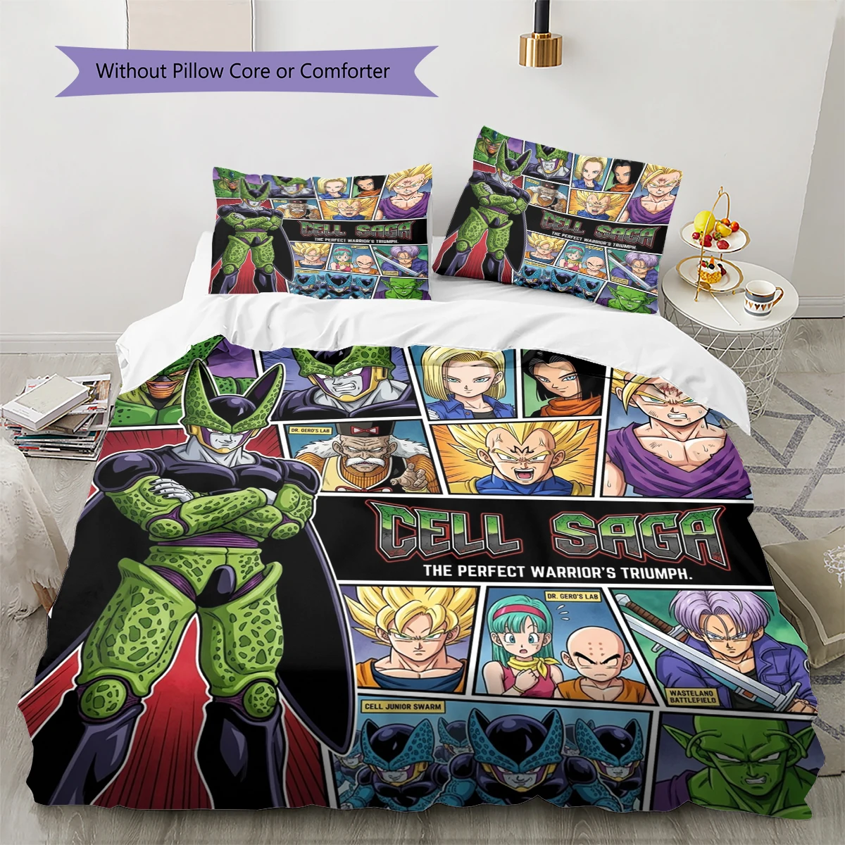 Son Goku DRAGON BALL Duvet Cover - Soft Comfortable, Children Bedding Gift, Extra Large Different Sizes-HE6