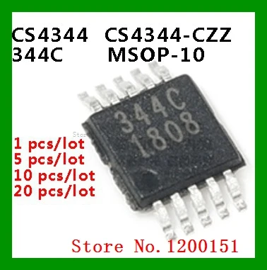 CS4344 CS4344-CZZ 344C MSOP-10