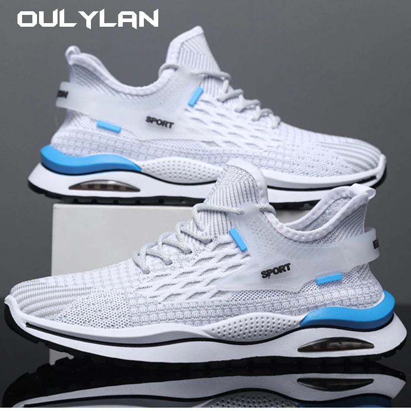 Men\'s Sport Sneakers Breathable Mesh Fashion 2024 New Running Shoes High Quality Outdoor Casual Shoes Size 39-44