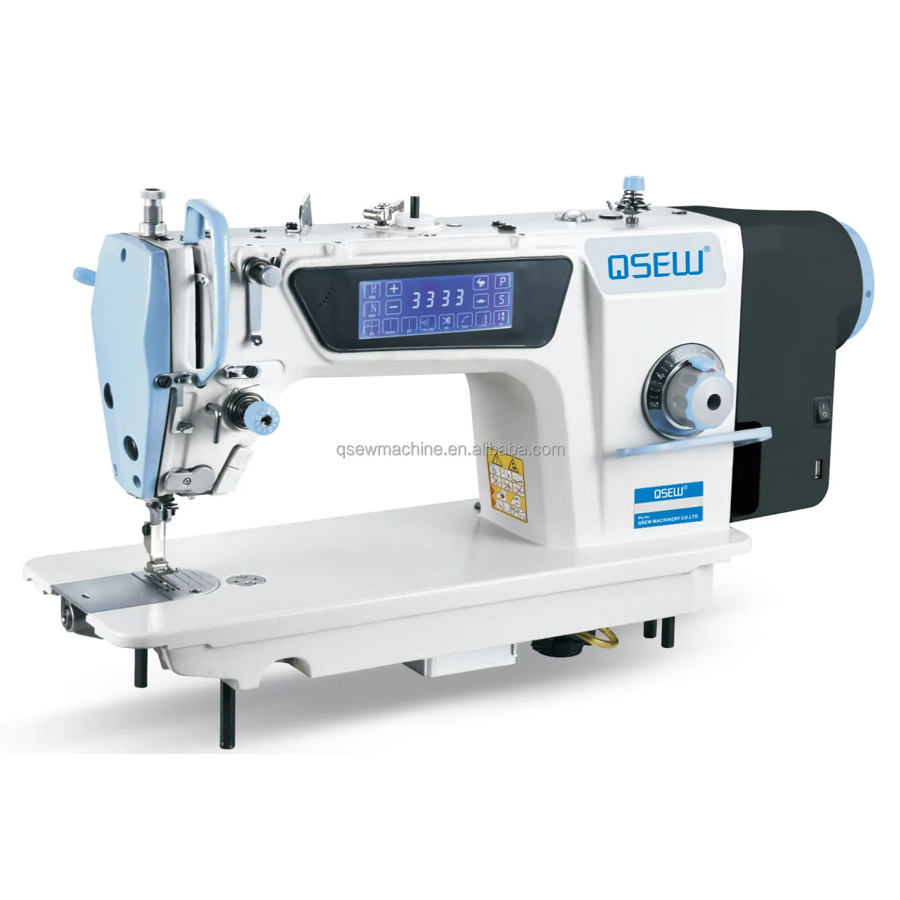 QS-S5 computer Single Needle Direct drive touch screen speaking Auto Trimmer Lockstitch Industrial Sewing Machine