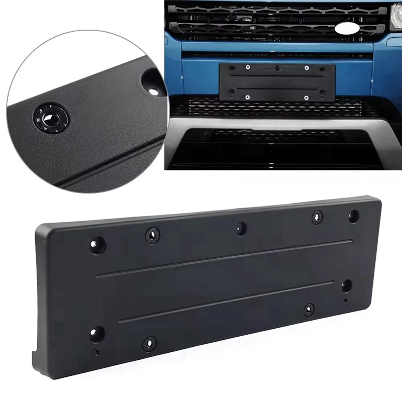 

Car Front License Plate Mounting Holder Bracket LR048313 For Land Rover Range Rover Evoque 2012-2018