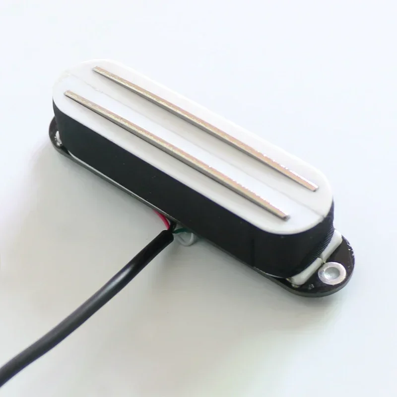 Black/white Twin Blade Dual Coil Single Guitar Pickup With Mid-Range Bright Tone